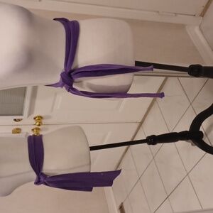 $4 Add-on Purple Fabric Belt/Scarf